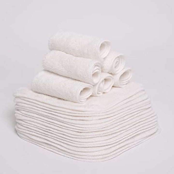 Set de 25 de prosoape de spălat pentru bebeluși din bambus Mama si Copilul Naty Shop
