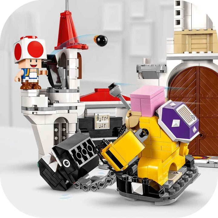 LEGO Super Mario Înfruntare cu Roy la Palatul Ciupercilor, set de aventură cu personaje Nintendo, cadou pentru fete, băieți și gameri de la 7 ani 71435 Seturi de constructie Besuche den LEGO-Store