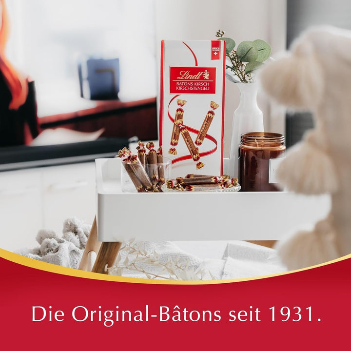 Lindt cu lichior de cireșe,cadou de ciocolată cu alcool Naty Shop