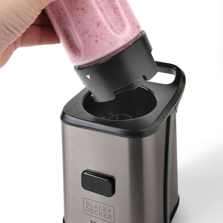 Black & Decker + Decker Stand Mixer, funcție puls, bol din plastic de 1,5 L, lame din oțel inoxidabil cu 4 muchii Mama si Copilul Naty Shop