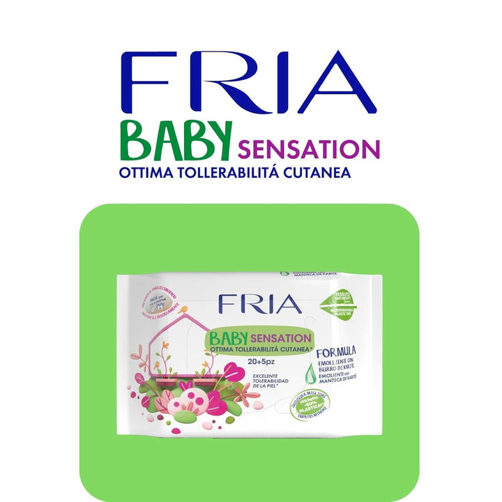 Șervețele de curățare Fria Baby Sensation Servetele Umede Bebelusi Naty Shop