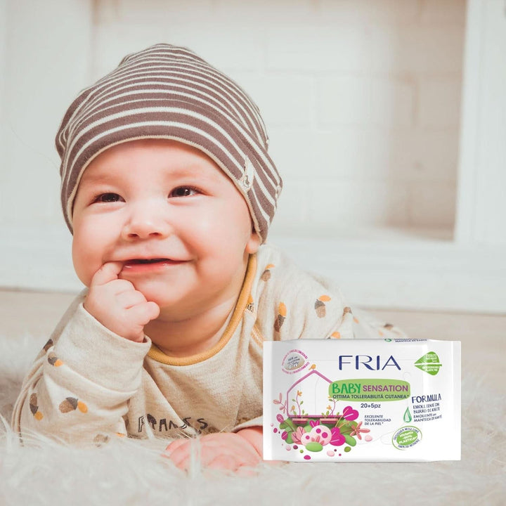 Șervețele de curățare Fria Baby Sensation Servetele Umede Bebelusi Naty Shop