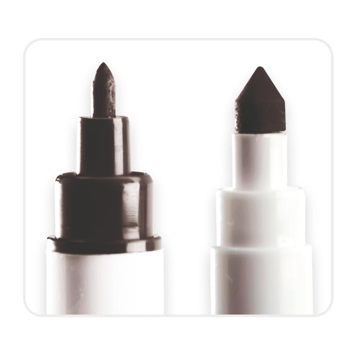 Dekora, carioca alimentara, negru, marker cu vârf dublu Coloranti Alimentari Naty Shop