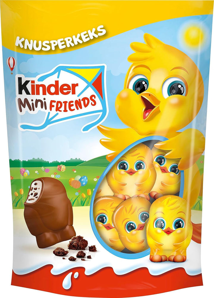 Ferrero Kinder Mix Osternest ,143 G, Verschiedene Minis & Hohlfiguren, Ostern , Ideal Als Geschenk Naty Shop Knusperkeks 122 Gr