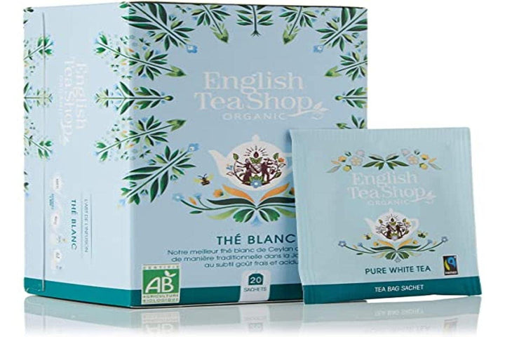 English Tea Shop Ceai alb pur organic - 20 pliculețe