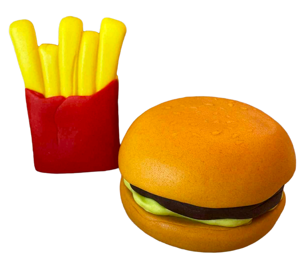 Set 2 decoratiuni comestibile, Hamburger