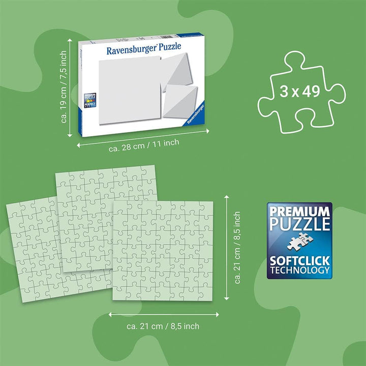 Ravensburger puzzle pentru copii - 12000859 Lumea subacvatică încântătoare - 3X49 piese puzzle pentru copii cu vârsta de peste 5 ani Puzzle Naty Shop