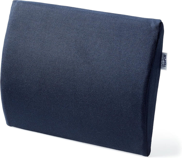 Pernă lombară TEMPUR Transit spumă cu memorie, pernă lombară ergonomică pentru călătorii și acasă, 30 X 25 cm, albastru Perne lombare Naty Shop 30 X 25 X 6 cm