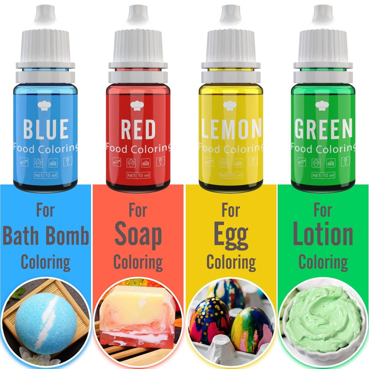 Set coloranti alimentari lichizi, diverse cantitati si culori Coloranti Alimentari Naty Shop