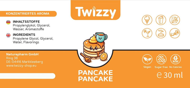 Twizzy Pancake Food Flavouring - 30 ml - Aromă intensă - Ideală pentru coacere Arome Naty Shop