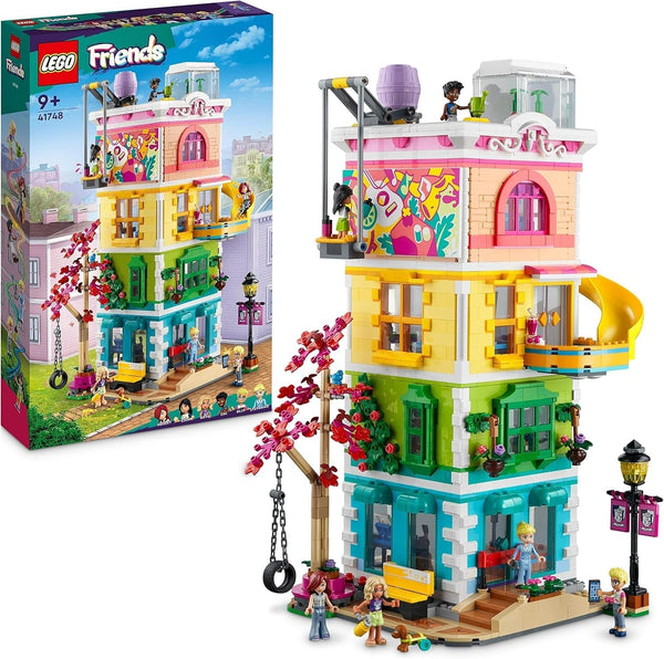 LEGO 41748 Friends Heartlake City Community Centre, clădire modulară cu studiouri de artă și de înregistrare, cameră de joacă cu 6 mini păpuși, inclusiv Pickle The Dog, jucărie pentru copii Seturi de constructie Besuche den LEGO-Store Titlu implicit