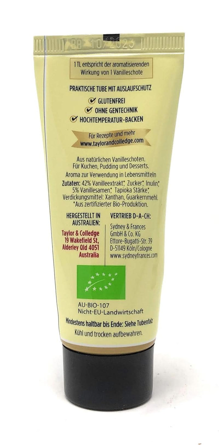 Pastă de vanilie organică din tub, 50 grame Arome Naty Shop