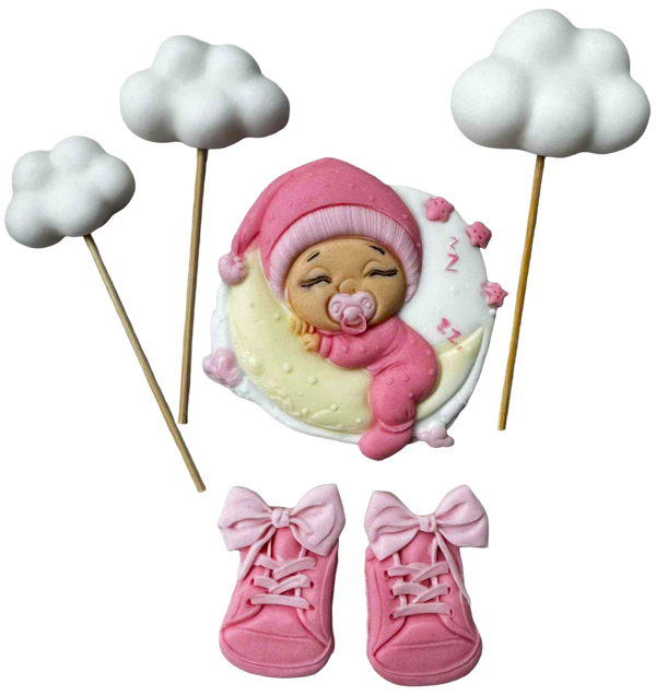 Set 6 decoratiuni comestibile, Botez