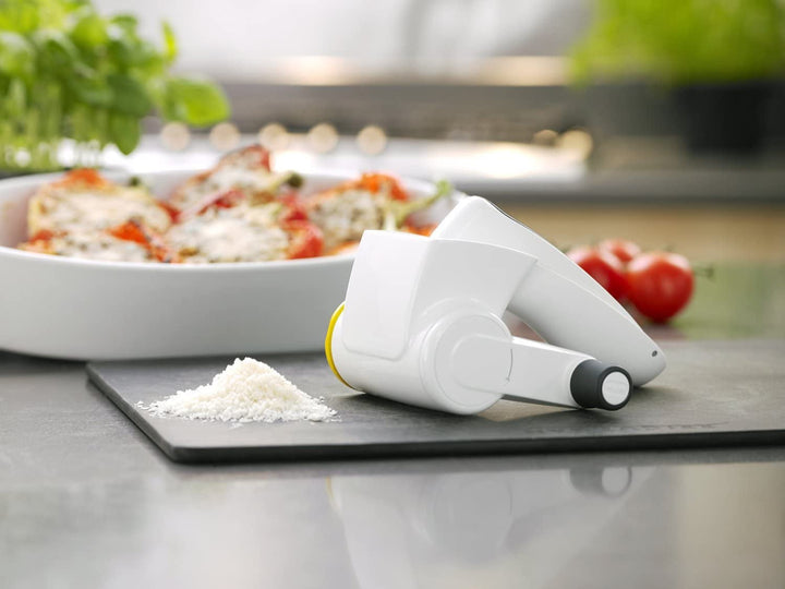 ZYLISS Classic Razătoare de brânză E900010, tambur fin din oțel inoxidabil, 16 X 8,5 X 8,5 Cm Peeler Naty Shop