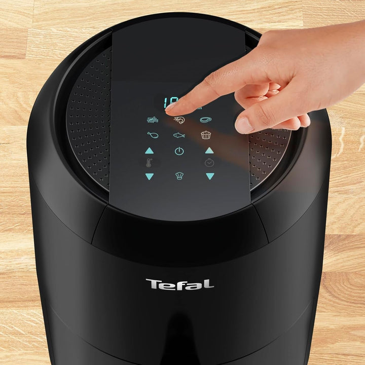 Tefal EY3018 Easy Fry Friteuză compactă cu aer cald, 1.6L, 6 programe de gătit Electrocasnice Naty Shop