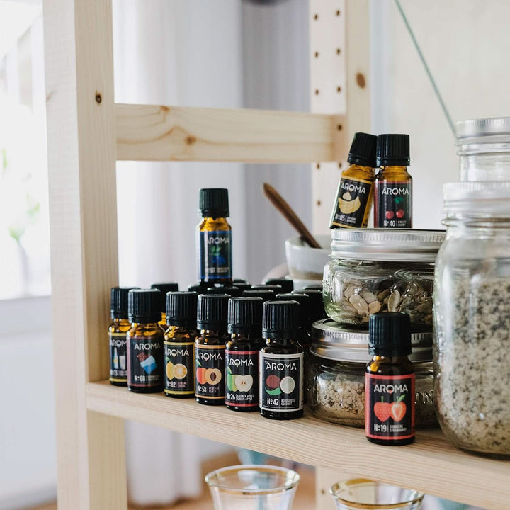 Myaroma | Set: Forest & Meadow - Aromă naturală pură cu aromă de fructe și aromă de fructe (5 x 10 ml) | Fără zahăr și neîndulcit Indulcitori Naty Shop