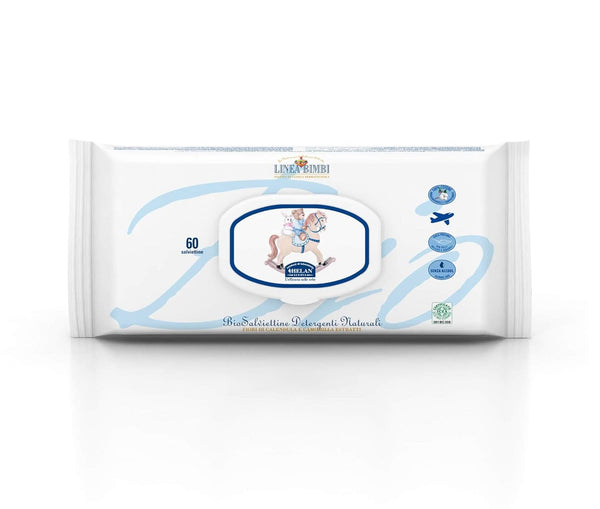 Linea Bimbi, șervețele pentru copii de curățare bio Servetele Umede Bebelusi Naty Shop