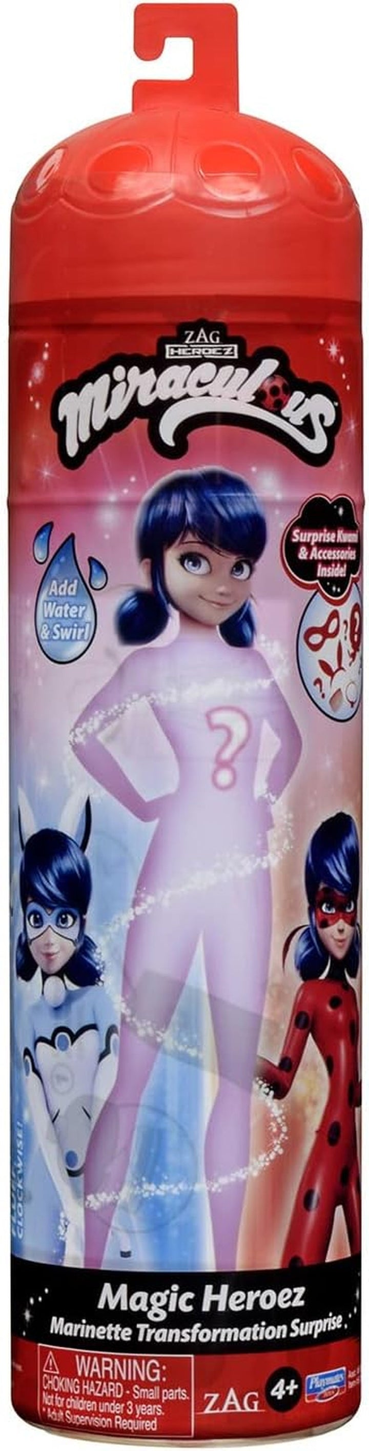 Bandai - Miraculous Ladybug - Doll Marinette Colour Change Surprise - Păpușă articulată Miraculous, 26 Cm + 3 surprize - Model aleatoriu - P50390 Papusi Naty Shop
