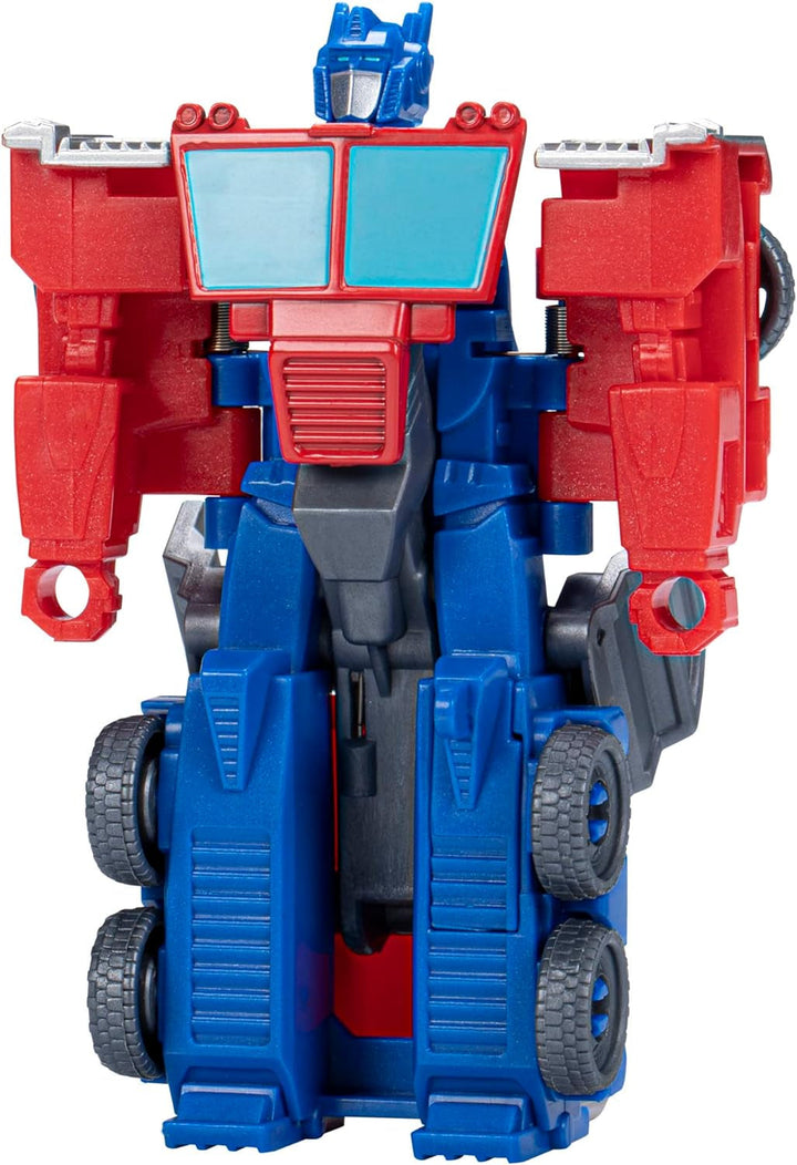 Jucărie Transformers Earthspark 1-Step Flip Changer Optimus Prime, figurină (10 cm), jucărie robot, vârsta 6+ Action figures Naty Shop