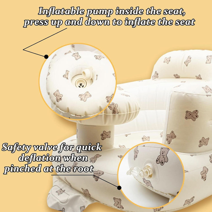 Scaun gonflabil pentru bebeluși Jdblissful de la 3 la 36 de luni Mama si Copilul Naty Shop