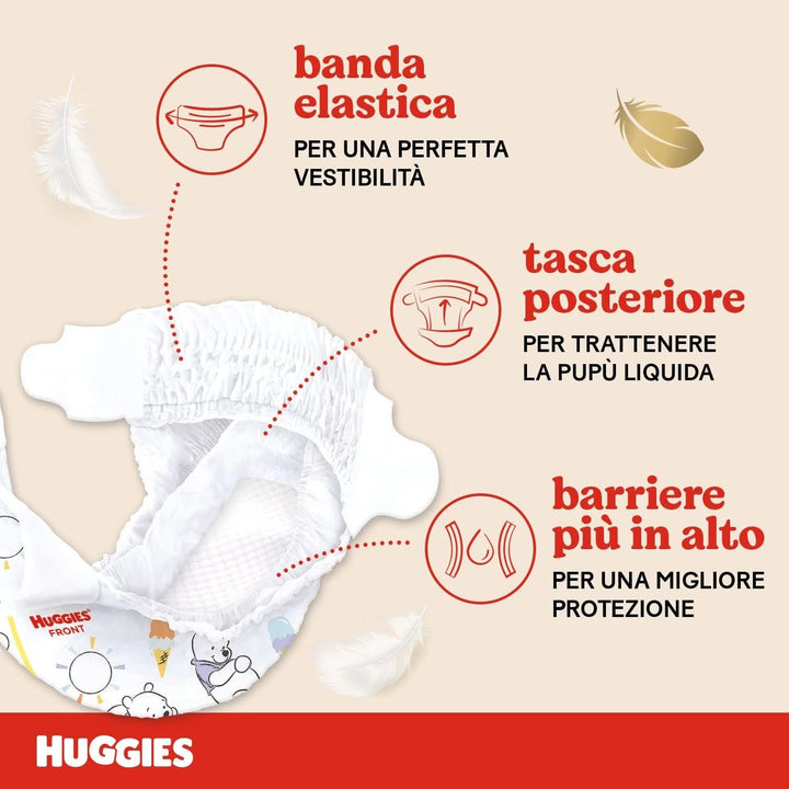 Huggies Baby, marimea 2 (3 – 6 KG), 24 scutece Mama si Copilul Naty Shop