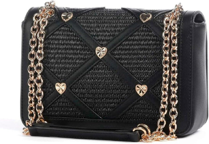 Geantă de umăr pentru femei Love Moschino, negru Geantă de umăr, negru Genti Femei Naty Shop