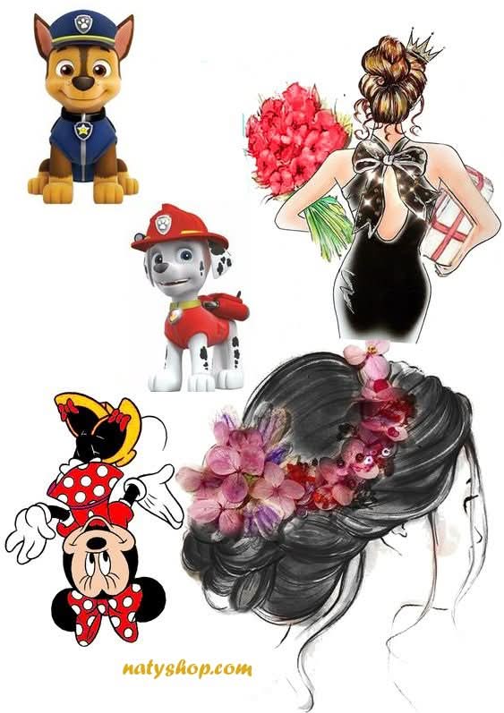 Imagine comestibila, Icing, topper Imagini comestibile Nati Shop