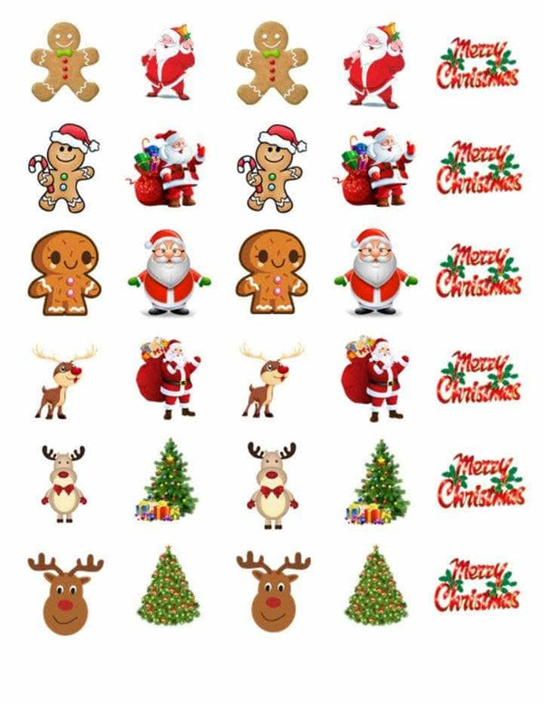Imagine comestibila, Icing, topper Craciun Imagini comestibile Nati Shop