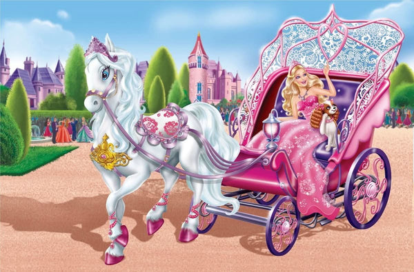Imagine comestibila, vafa, format A4, Barbie Imagini comestibile Nati Shop