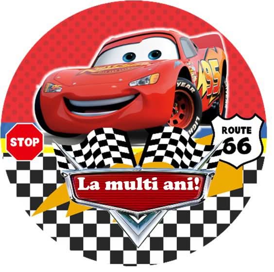 Imagine comestibila, vafa, format A4, Cars Imagini comestibile Nati Shop