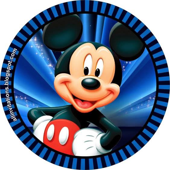 Imagine comestibila, vafa, format A4, Clubul lui Mickey Mouse Imagini comestibile Nati Shop