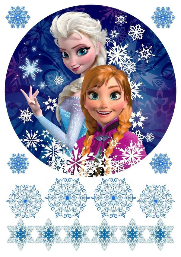 Imagine comestibila, vafa, format A4, Frozen Imagini comestibile Nati Shop