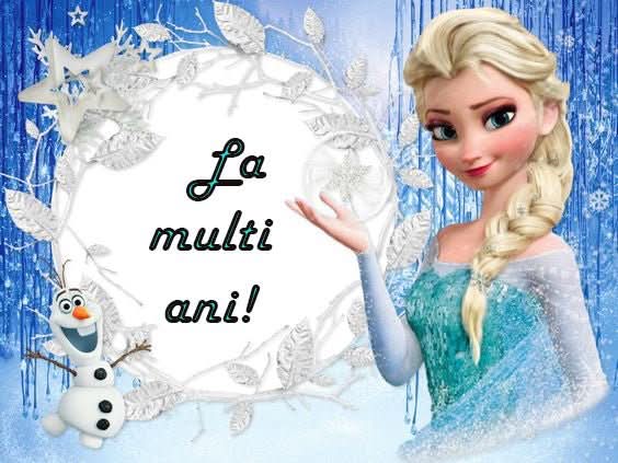 Imagine comestibila, vafa, format A4, Frozen Imagini comestibile Nati Shop