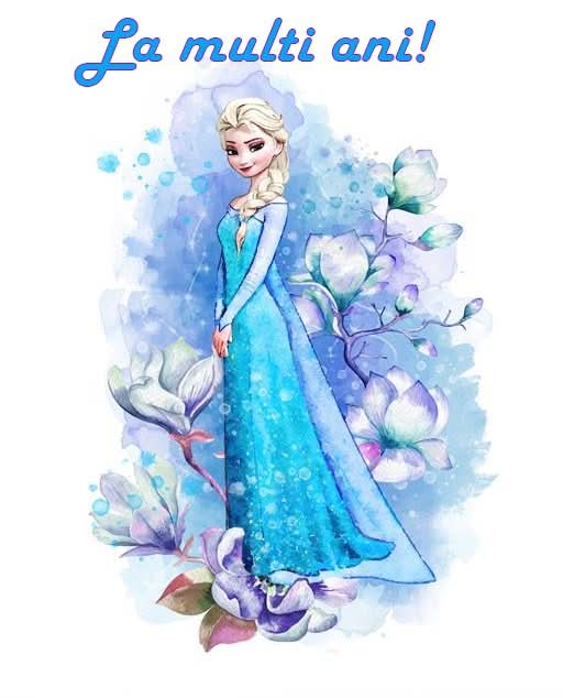 Imagine comestibila, vafa, format A4, Frozen Imagini comestibile Nati Shop