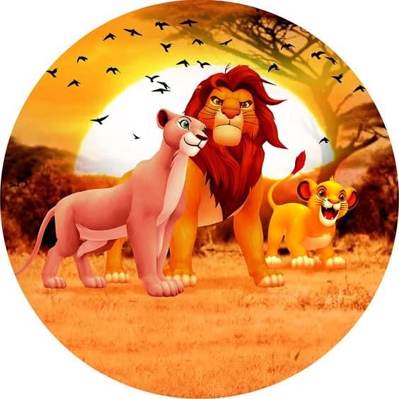 Imagine comestibila, vafa, format A4, King Lion Imagini comestibile Nati Shop