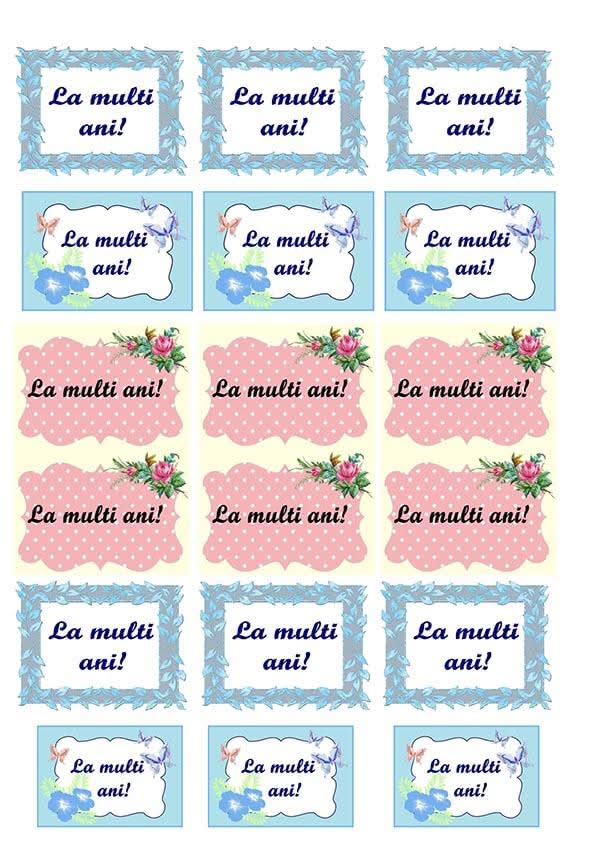 Imagine comestibila, vafa, format A4, MESAJ ANIVERSAR Imagini comestibile Nati Shop