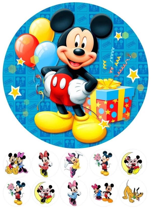 Imagine comestibila, vafa, format A4, Mickey Mouse Club Imagini comestibile Nati Shop
