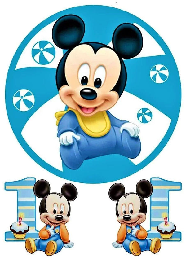 Imagine comestibila, vafa, format A4, Mickey Mouse Club Imagini comestibile Nati Shop