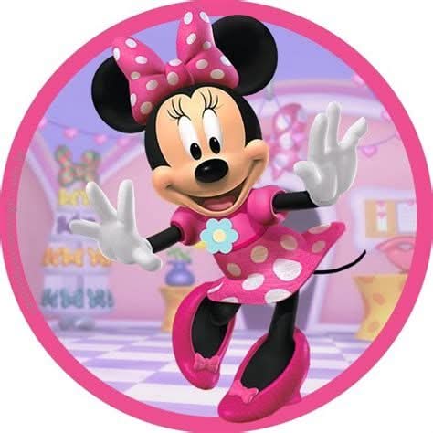 Imagine comestibila, vafa, format A4, Minnie Mouse Imagini comestibile Nati Shop