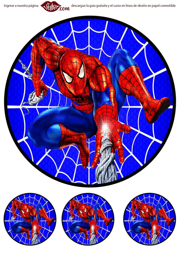Imagine comestibila, vafa, format A4, Spider Man Imagini comestibile Nati Shop