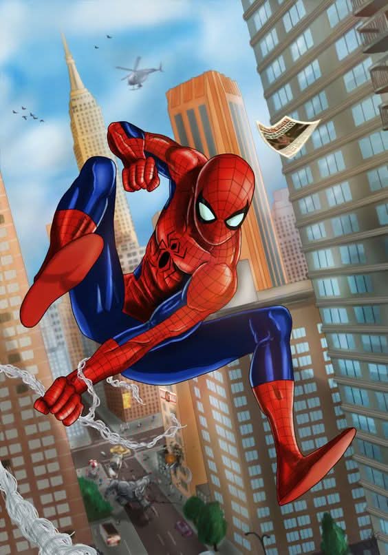Imagine comestibila, vafa, format A4, Spiderman Imagini comestibile Nati Shop