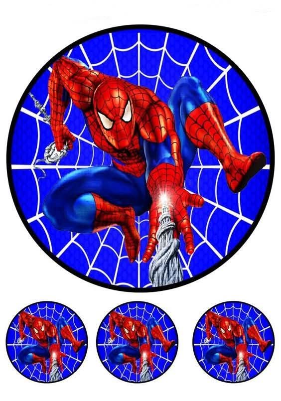 Imagine comestibila, vafa, format A4, Spiderman Imagini comestibile Nati Shop