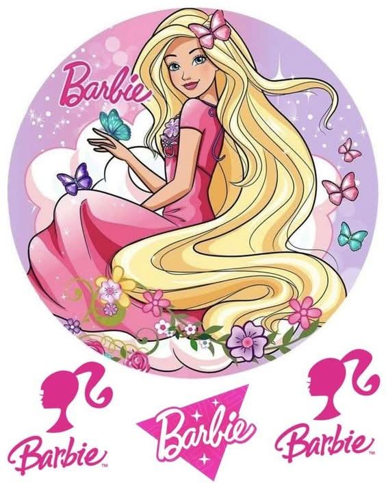 Imagine comestibila, vafa sau icing, format A4, Barbie Imagini comestibile Nati Shop
