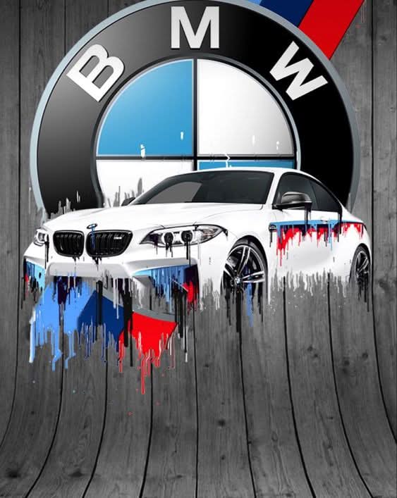 Imagine comestibila, vafa sau icing, format A4, BMW Imagini comestibile Nati Shop