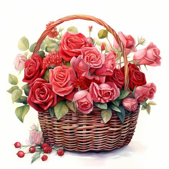 Imagine comestibila, vafa sau icing, format A4, Flori Imagini comestibile Nati Shop