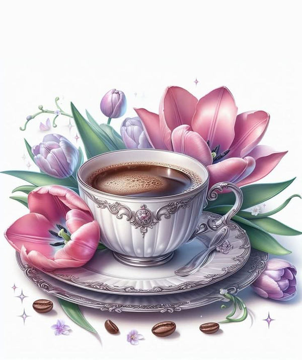 Imagine comestibila, vafa sau icing, format A4, Flori Imagini comestibile Nati Shop