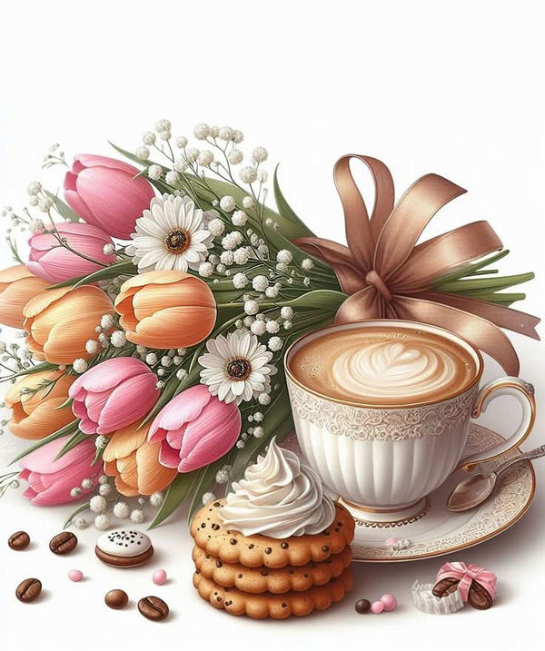 Imagine comestibila, vafa sau icing, format A4, Flori Imagini comestibile Nati Shop