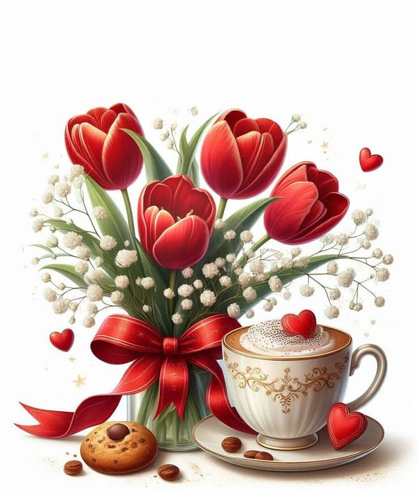 Imagine comestibila, vafa sau icing, format A4, Flori Imagini comestibile Nati Shop