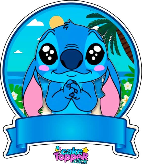 Imagine comestibila, vafa sau icing, format A4, Lilo and Stitch Imagini comestibile Nati Shop