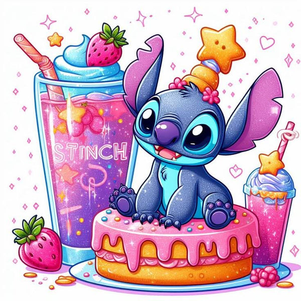 Imagine comestibila, vafa sau icing, format A4, Lilo and Stitch Imagini comestibile Nati Shop